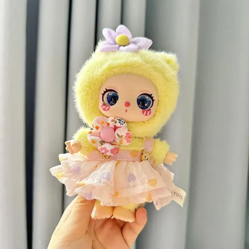 16 см мини-плюшевая кукла одежда аксессуары для Liila LUCKY CAT Idol клетчатая красивая