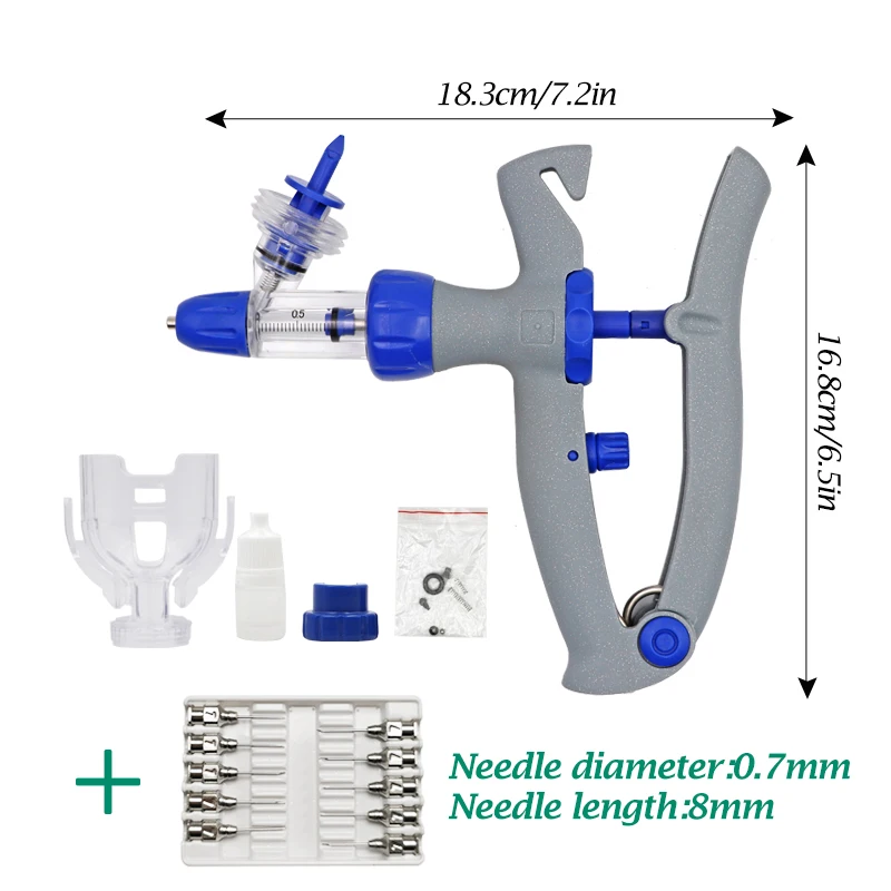

Автоматический шприц для непрерывной вакцины, 0,1-5 мл, с 10 иглами