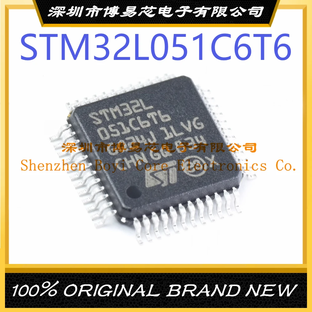 Посылка вспышка STM32L051C6T6, внешняя флэш-память 32 МГц: 32K @ x8bit RAM: 8KB MCU (MCU/MPU/SOC)