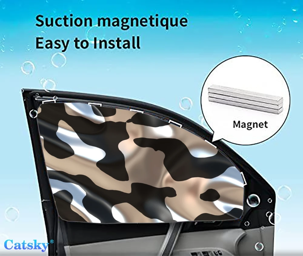 

4 Pieces Privacy Car Window Sun Shades Magnetic Blackout Car Window Covers Car Curtains Car Window Sun Shades Covers Auto