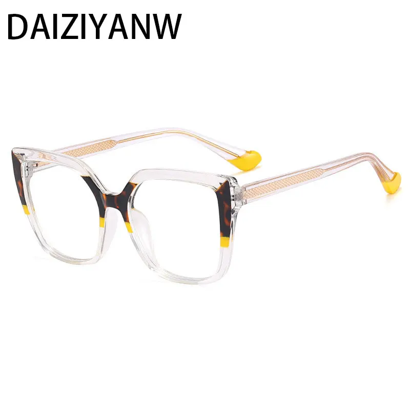 

Trending Men's Big Frame Blue Light Blocking Glasses Gaming TR90 L Anti Ray Eyeglasses Women Transparent Fashion Eyewear