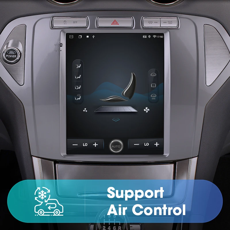 Автомобильный радиоприемник на Android 11 для Ford Mondeo Mk4 Galaxy A/C 2007-2010 мультимедийное