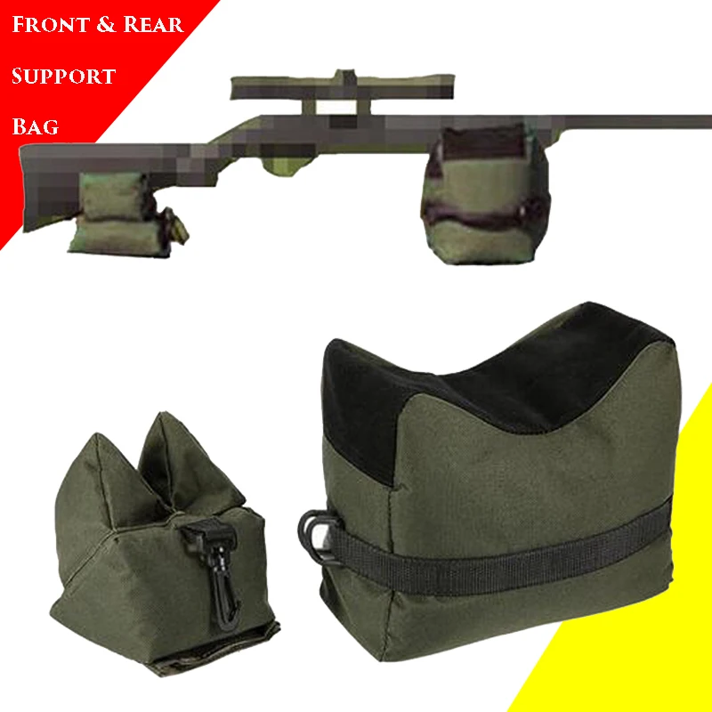 

Tactical Hunting Rifle Gun Support Bag Front & Rear Gun Bag Outdoor Airsoft Shooting Rifle Bench Sandbag Hunting Gun Accessories