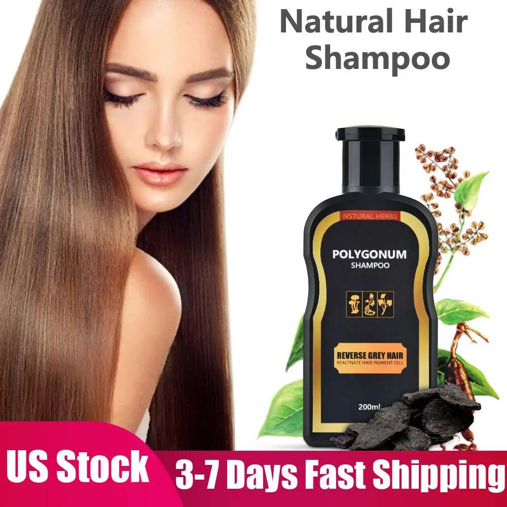 

200 мл набор для лечения выпадения волос капсула для роста волос Polygonum Multiflorum питательная сыворотка против выпадения волос имбирный шампунь П...