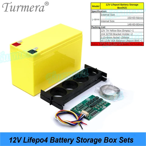 Ящик для хранения аккумуляторов Turmera 12V Lifepo4 1X4 32700