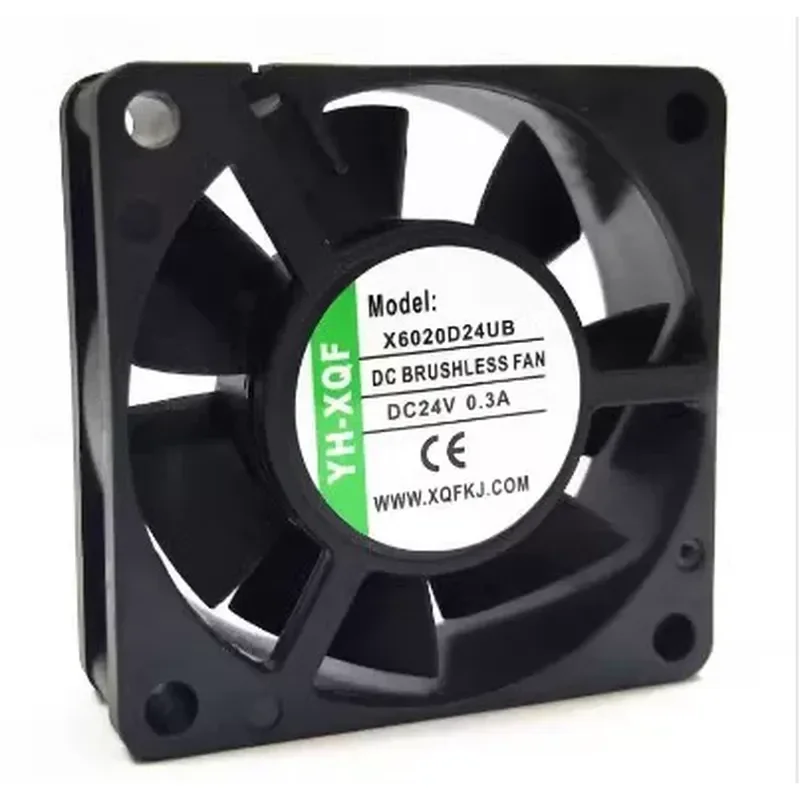 Фото Новый оригинальный вентилятор охлаждения YH-XQF X6020D24UB 6020 24V 0.3A 6CM №1
