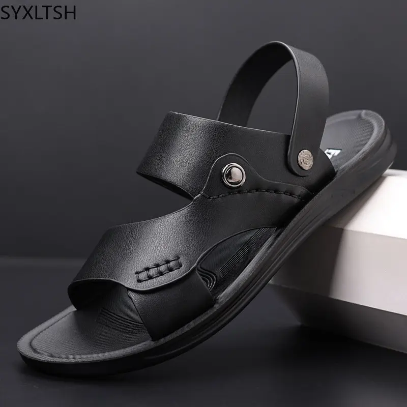 

Leather Shoes for Men Casuales Sandals for Men 2023 Sandals Luxury Designer Summer Shoes for Men Beach Sandals Chaussure Homme