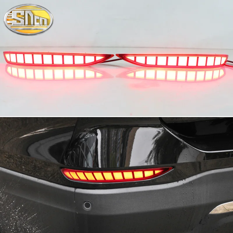 

2pcs For Chevrolet Equinox 2022 3-in-1 Functions 12V LED Bumper Light Rear Fog Lamp Brake Light Dynamic Turn Signal Reflector