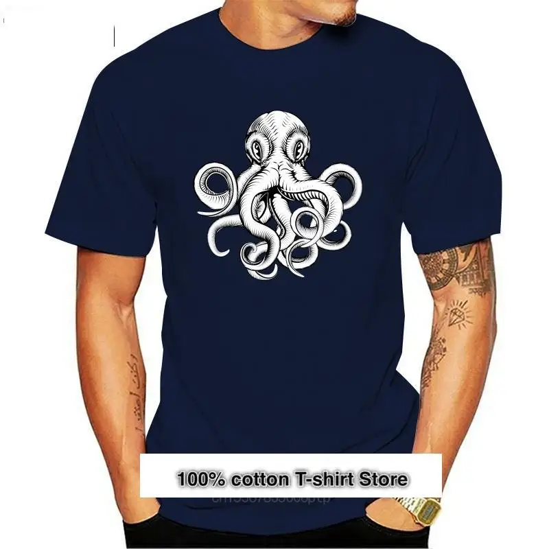 

Camiseta с рисунком pulpo для мужчин, ropa masculina, imagen