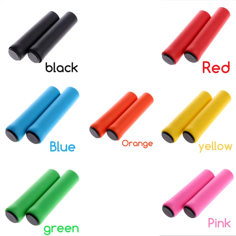 Silicone Cycling Bicycle Grips Outdoor MTB Mountain Bike Handlebar Grips Cover Anti-slip Strong Support Grips Bike Part