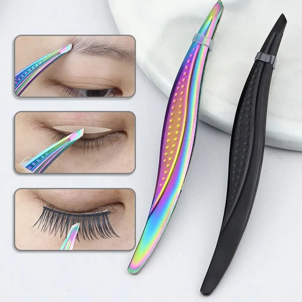 

1Pc stainless Steel Hair Removal Eyebrow Tweezers Long Lasting Eyelash Extension Removal Female Beauty Makeup Tool
