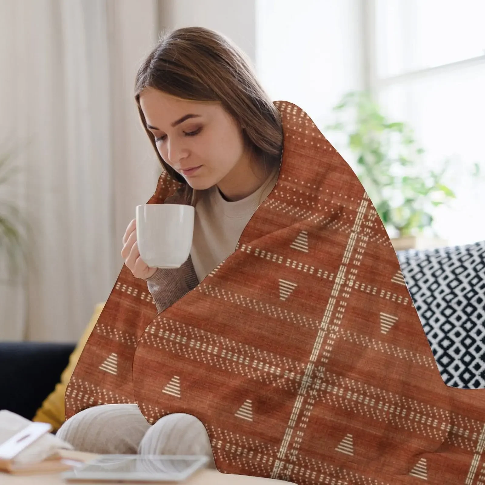 Одеяло Heddle in Rust