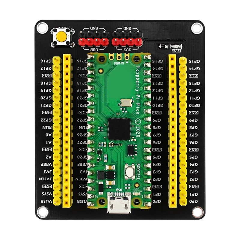 

Подходит для Raspberry Pi Pico Плата расширения GPIO расширения без пайки внешний сенсорный модуль