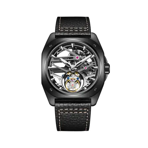 Механические часы AESOP для мужчин, настоящие часы-скелетоны с турбийоном, роскошные модные деловые водонепроницаемые наручные часы с сапфировым зеркалом