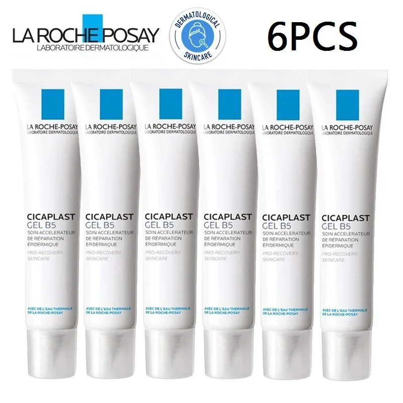 

6PCS La Roche Posay Cicaplast B5 Gel 40ml | Post-Stitches Post-Laser Anti-Bacterial Gel with Pantheno for Wounded Skin
