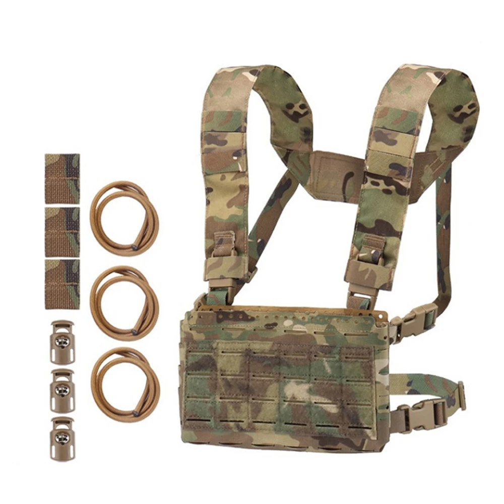 Тактический нагрудный жилет MK5 съемный мужской охотничий Multicam нагрудная сумка