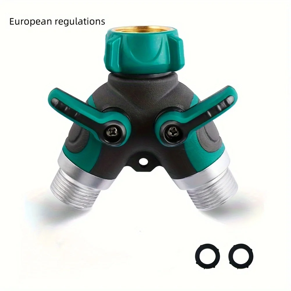 Разветвитель шланга для орошения двунаправленный 3/4 дюйма