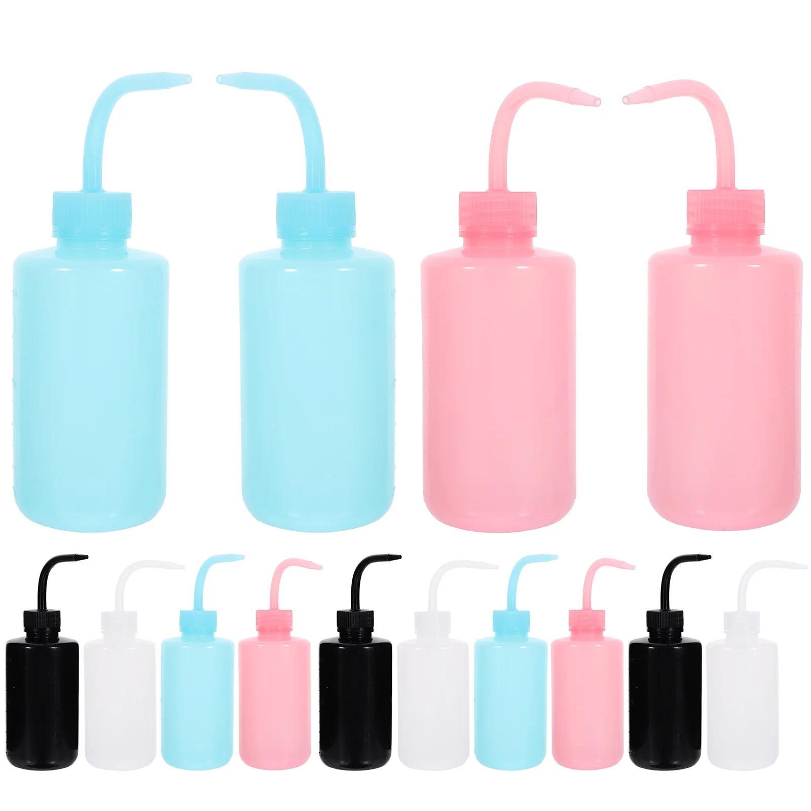 

12 Pcs Curved Mouth Kettle Liquid Storage Container Plastic Watering Tool Flower