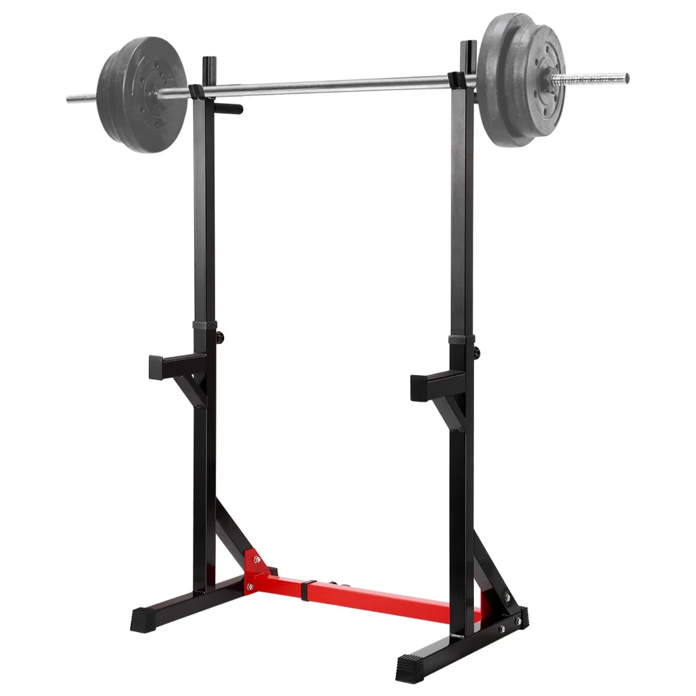 

Multi-function Barbell Rack Dip Stand Gym Family Fitness Adjustable Squat Rack Weight Lifting Bench Press Dipping Station