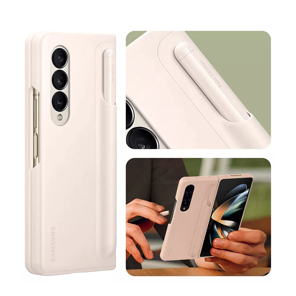 Оригинальный чехол-подставка для Samsung Galaxy Z Fold4 с чехлом смартфона S Pen EF-OF93P