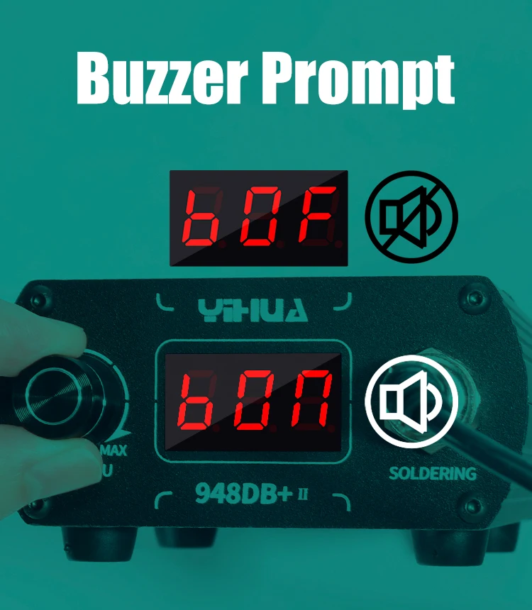 Паяльная станция YIHUA 948DB +-II 110 В 240 75 Вт наконечник для паяльника с быстрым нагревом