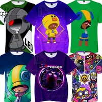 cartoon t shirts max buzz tick and star game 6 to 19 years kids crow 3d t shirts boys girls tops children clothes
