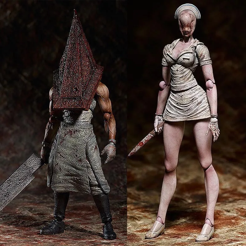 Silent Hill 2 Bubble Head Nurse Figma SP-061 Red Pyramid Thing SP-055 PVC Action Figure Collectible Model Birthday Gift Toy 18cm