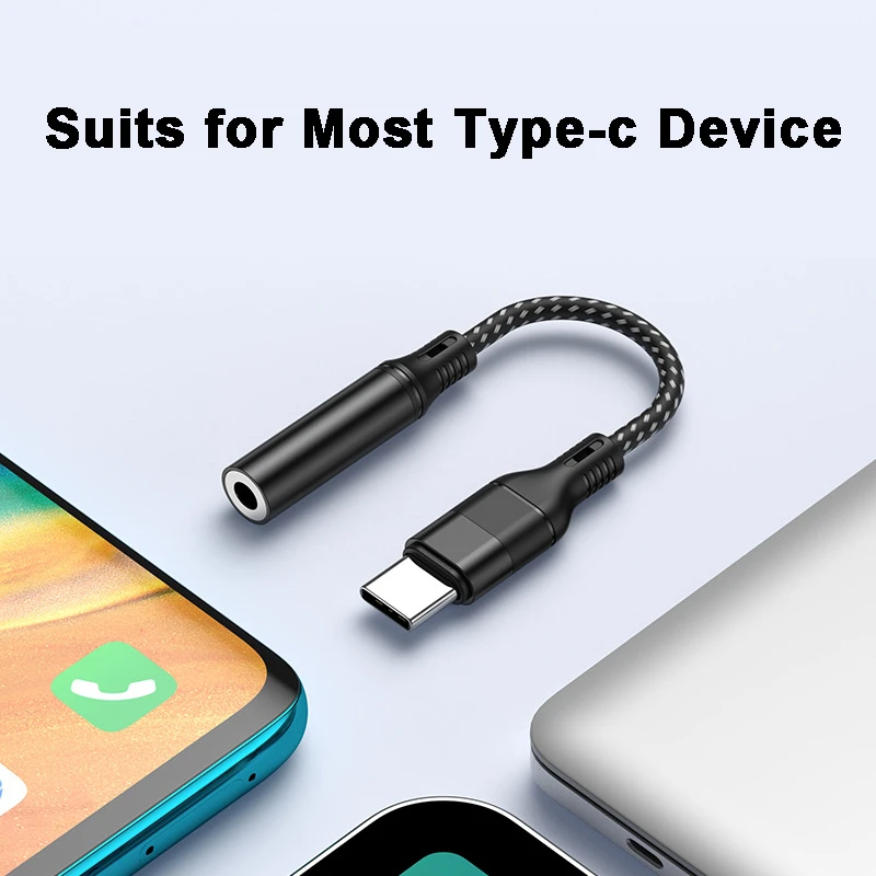 Для Xiaomi Redmi Samsung Pixel USB C к разъему для наушников 3 5 мм цифровой аудио адаптер