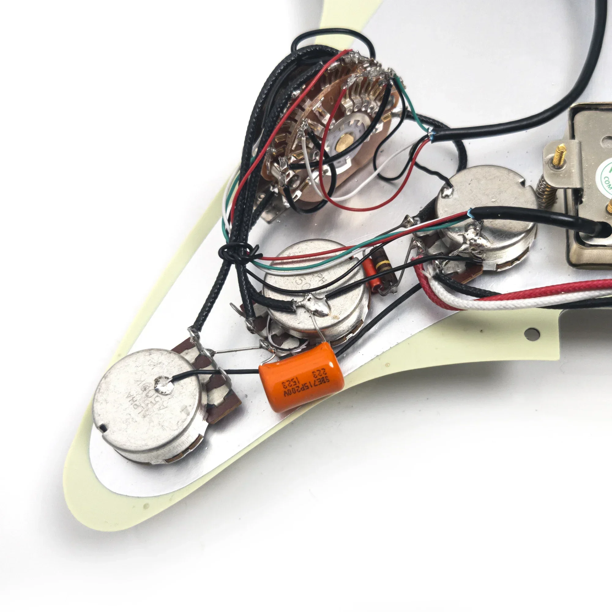 HH гитарная предварительно подключенная накладка с звукоснимателями Alnico 5 Humbucker