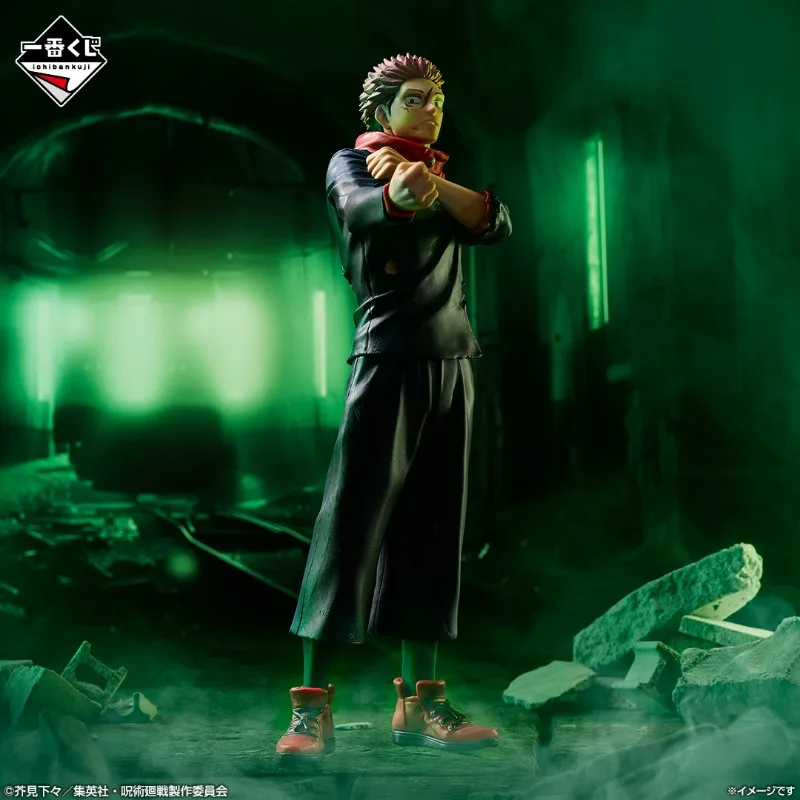 Фото В наличии: Оригинальные фигурки Bandai Jujutsu Kaisen Ichiban Kuji — Итадори Юдзи, Тодо Аой, Махито. Аниме-фигурки, модели, игрушки, украшения, подарки. №4