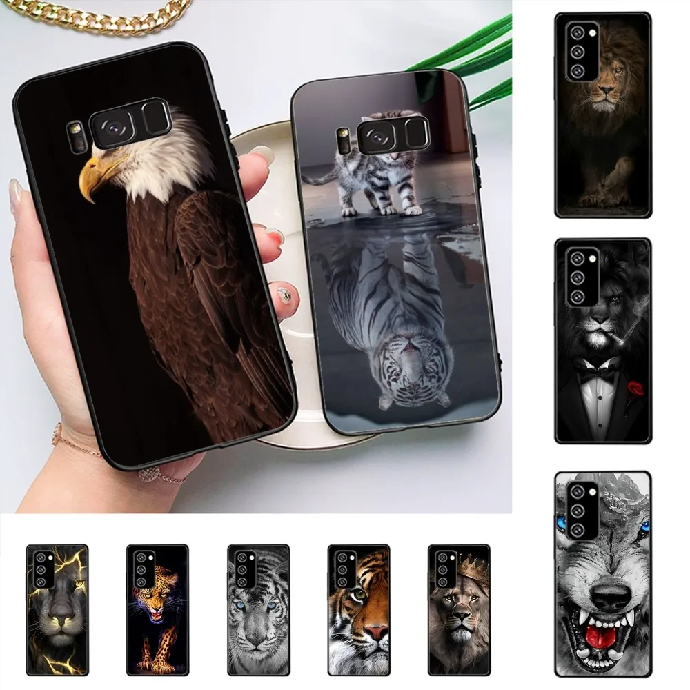 

Wolf Dog Cat Bird Lion Tiger Animal Phone Case For Samsung J 7 plus 7core J7 neo J6 plus prime J6 J4 J5 Mobile Cover