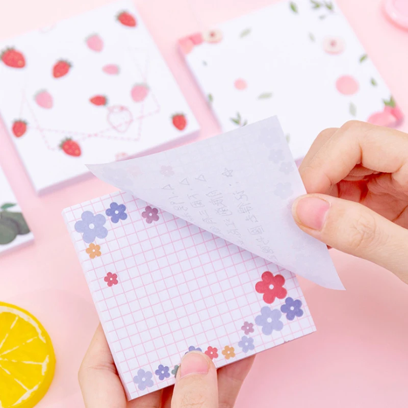 

1pack /lot Cute Florist Sticky Notes Stationery Kawaii Stickers Scrapbooking Papeleria Stickers planner Memo pads Planner