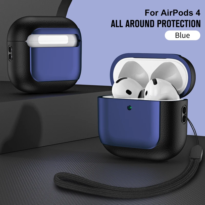 Роскошный защитный чехол для наушников Airpods 4-го поколения противоударный с