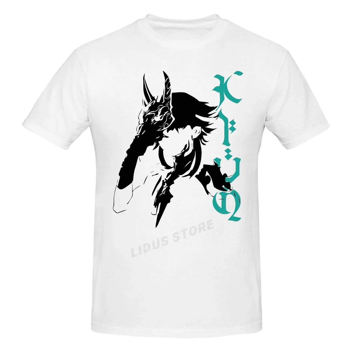 

Футболка Genshin Impact Games Genshin Impact Xiao, одежда в стиле Харадзюку, 100% хлопковые свитшоты, брендовая футболка с графическим принтом