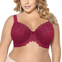 Printing Comfy Cotton Bras For Women Push Up Underwired Bra With
