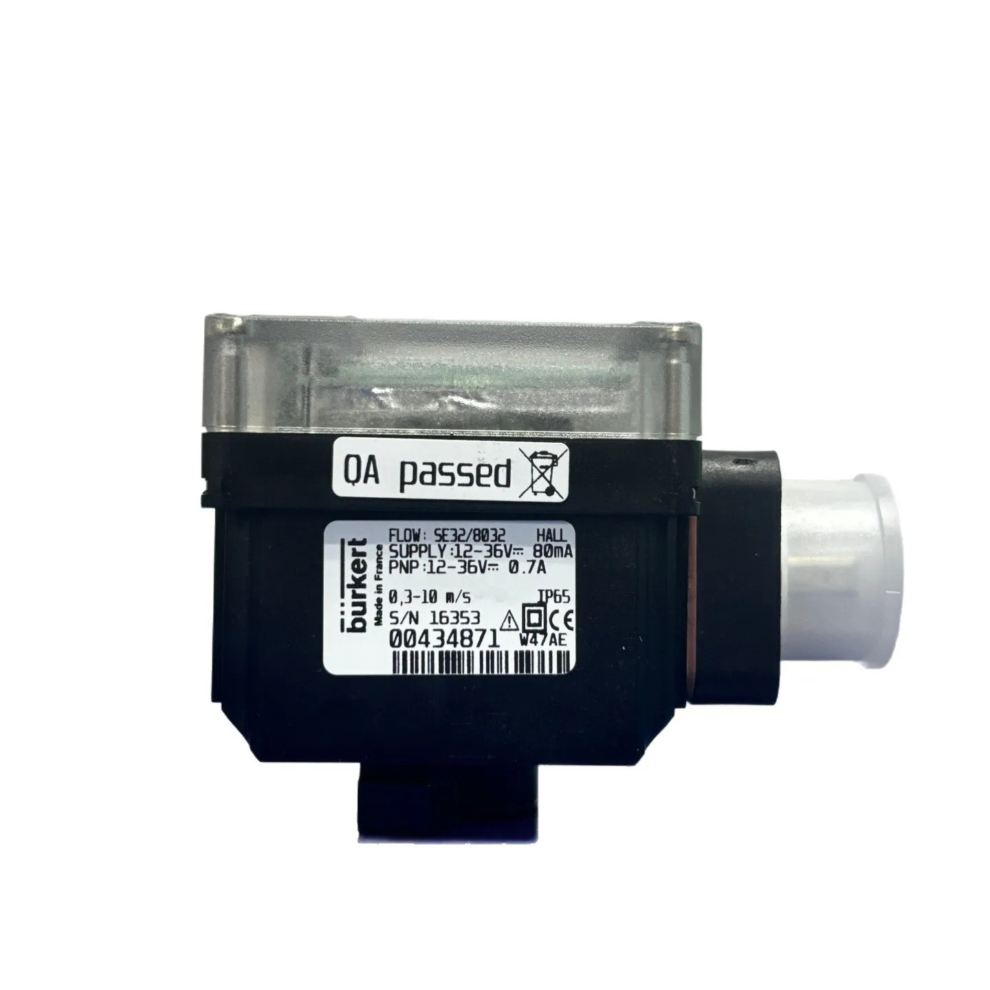 Датчик расходомера Burkert SE328032 00434871, 12~36В, 80мА (art.: 3920dade15a86) - 3920dade15a86