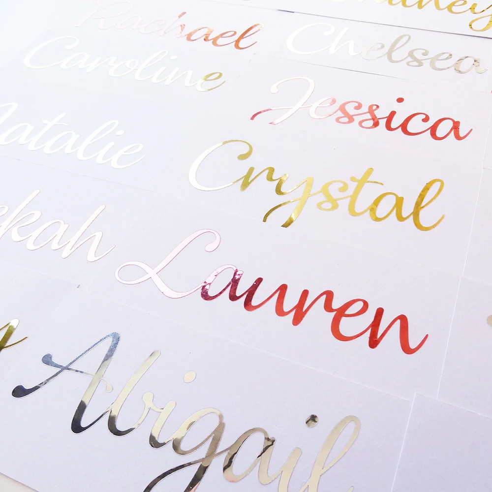 

5pcs Personalized Name Vinyl Decal Gift Box Stickers Custom Bridesmaids Boxes Gifts Tumblers Sticker for Hen Party Bridal Shower
