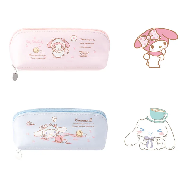 

Sanrios Hellokittys Kuromi Cinnamoroll My Melody Cute Cartoon Square Makeup Bag Convenient and Large Capacity Various Styles