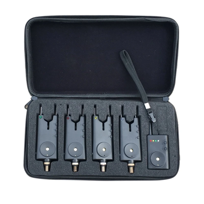 

Fishing Wireless Bite Alarm Combo Fishing Bite Receiver Angling Tackle with Bite Alerters