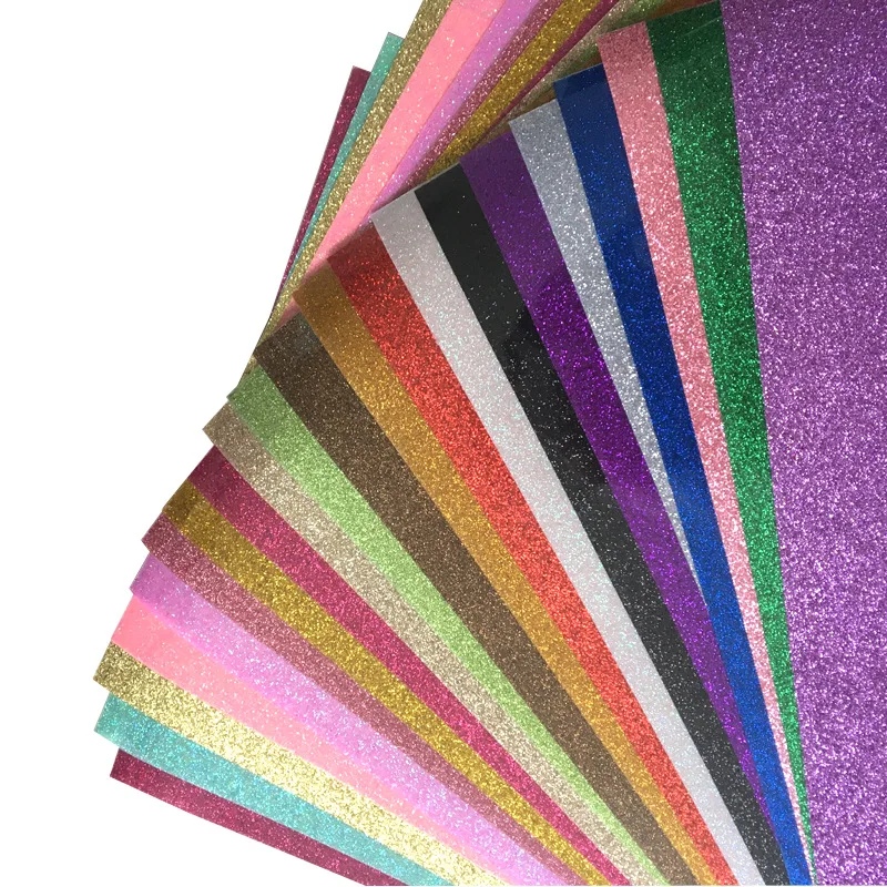 

25x100cm Glitter Heat Transfer Vinyl HTV Iron On Vinyl for DIY Tshirts Clothes Bag, Multi Colors HTV Glitter Heat Press Vinyl