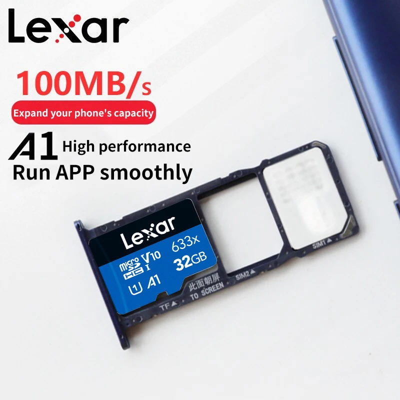 Карта Micro SD Lexar A1 V10 карта памяти 32 Гб класс 10 для