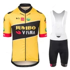 Мужской комплект одежды для велоспорта JUMBO VISMA, велосипедные штаны с рукавом 19D, одежда для велоспорта на лето 2022