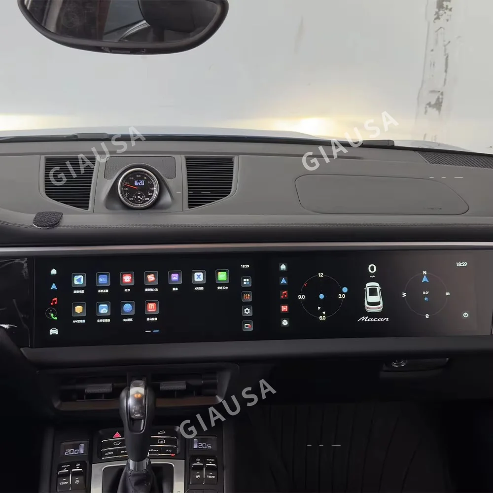 24 6-дюймовый автомобильный радиоприемник для Porsche Macan 2014-2017 Android длинная полоса