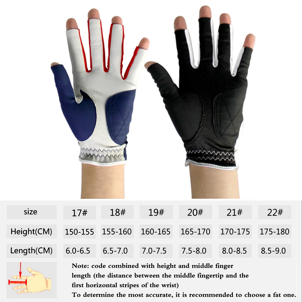 BraceTop 1 Pair Full Finger Women Golf Gloves Ladies All Weather Grip for Golf Kayaking Hiking Paddling Driving Canoeing Rowing