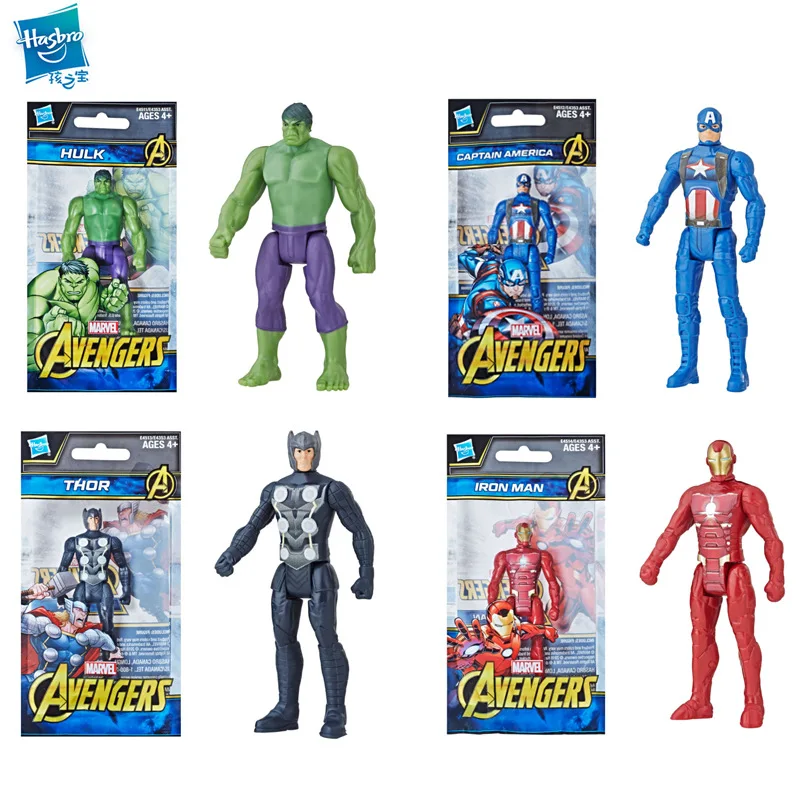 

9cm The Avengers Marvel Classic Hero Character E4353 Captain America Iron Man Hulk Thor Toys Model