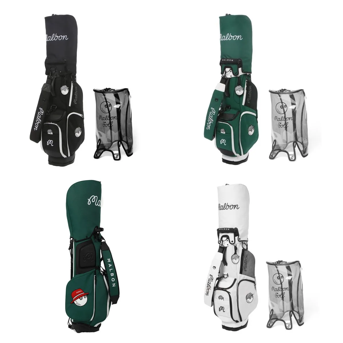 

New Golf Club Bag Golf Gun Bag Portable Golf Stand Bag High Quality Including 2 Cover Golf Bag Stand Malbon