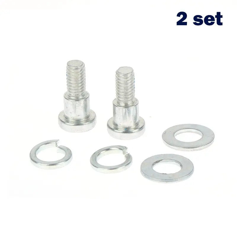 

Комплект винтов из нержавеющей стали для скутеров, комплект из 2 болтов для фиксации задних колес, серебристые аксессуары для электроскутер...