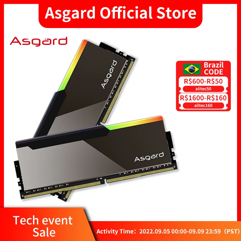Asgard Memoria Ram DDR4 8GBx2 16GBx2 3600MHz 4000MHz Chọn Lọc Đặc Biệt B-Chết Thiết Kế Gương Ddr4 Ram CL16 CL14 Máy Tính Để Bàn Bộ Nhớ