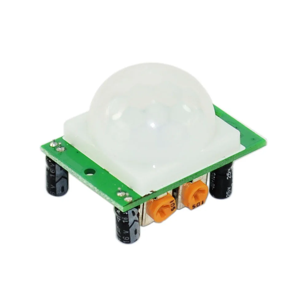 

HC-SR501 Human Infrared Sensor Module Pyroelectric Sensor Imported Probe Green and Blue Board Optional