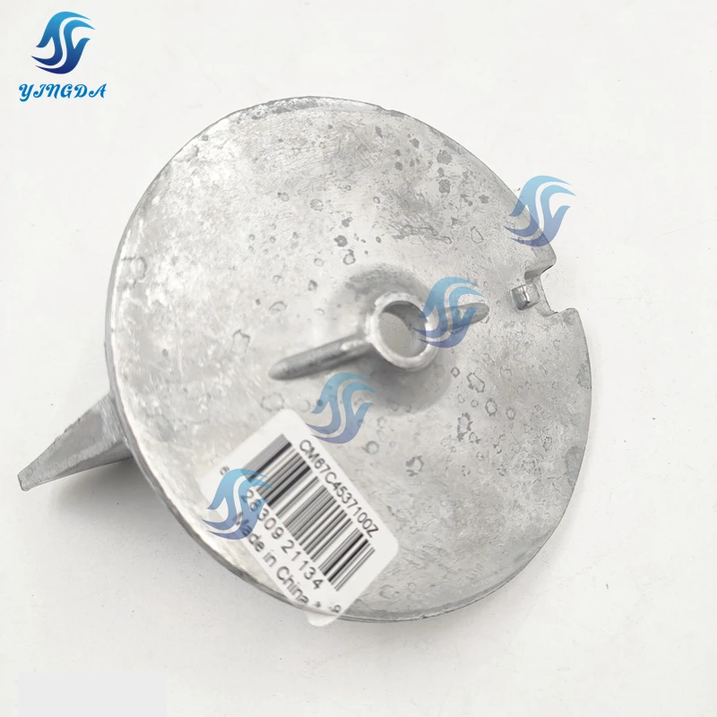 67C-45371 Анод накладки для подвесного мотора Yamaha 25HP 30HP 40HP 50HP Sierra 18-6096 67C-45371-00 Лодочный